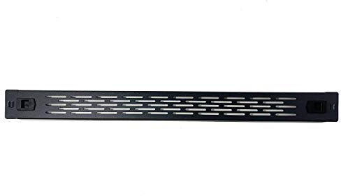 Infitronic - INSIRBL111STL – 19 Zoll Entlüftungsblende Rackblende Blindplatte U-Rackblende Blindabdeckung 1 HE Stahl (Werkzeuglose Montage)