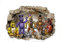 BOARA Fünf-Nächte-bei-Freddys Wandaufkleber FNAF Wandtattoo FNAF Pattern 780mm x 560mm