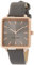 NINE WEST Women's Strap Watch Grey/Rose Gold