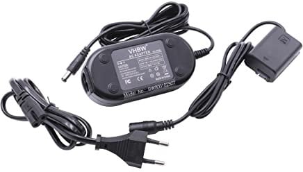 vhbw Netzteil kompatibel mit Sony ZV-E10 Kamera, Digitalkamera, DSLR - Netzkabel + DC Kuppler, 2m