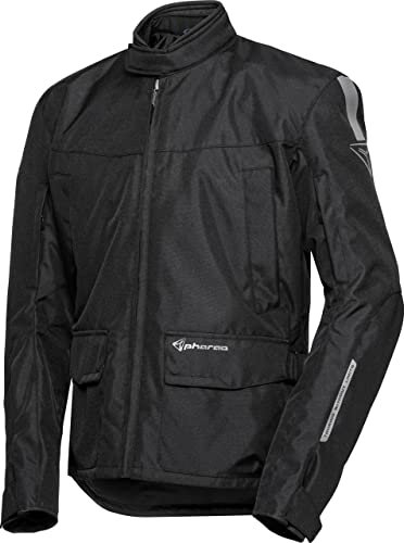 Pharao Sitka WP Textiljacke für Motorrad – Wasserdicht – Polypropylen schwarz L