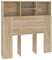 vidaXL Testiera con Contenitore Rovere Sonoma 100x19x103,5 cm