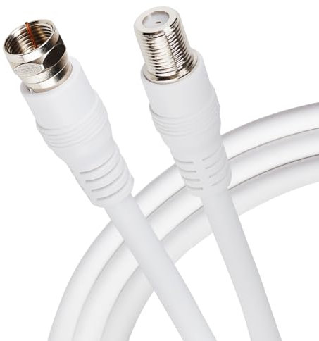 Maplin Satellite Cable Extension 10M Coaxial Cable F Type Male to F Type Female