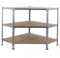 PROREGAL Eckregal Small Muli | HxBxT 90x90x40cm | Fachlast 200kg | Verzinkt Standregal Metallregal Regal Lagerregal