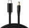 Cable de alimentación USB C/tipo C PD a 12 V 5,5 x 2,5 mm para altavoces inalámbricos de router, laptop, luz de mesa, accesorios de alimentación, cable de alimentación USB C