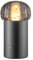 Blomus Mobile Tischleuchte -IRIS- Tischlampe mit eleganter Aluminiumbasis, Akku, Touch, 3 Lichtfarben, Dimmbar, Spritzwassergeschützt, 10x18 cm (Gun Metal)