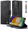 XYGLOW Handyhülle für Samsung Galaxy A52/A52S Hülle Klappbar Premium PU Lederhülle Klapphülle【RFID Schutz】Kartenfach Standfunktion Schutzhülle für Samsung A52S 5G/ A52 4G/5G Flip Wallet Tasche,Schwarz