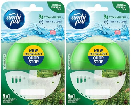 Ambi Pur Starterkit Tea Tree & Pine 55ml - WC Duft (2er Pack)