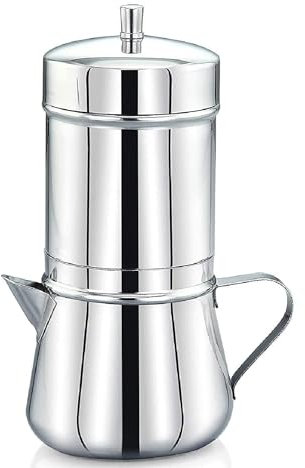 HIMANSH STORE Brass South Stainless Steel Authentic South Indian Coffee FIlter | Drip Madras Coffee Percolator | Brewed Coffee Maker | 190ML