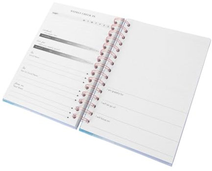 STOBOK A5 Fitness Tagebuch mit Spiralbindung Trainingsplaner aus Papier für Frauen zum Festlegen von Zielen und Verfolgen der Übungsroutine
