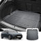 CDEFG Kompatibel mit Seat Leon 4 KL/Cupra Leon ST FR Hybrid 2020-2023 2024 Kofferraumwanne, TPE Kofferraummatte Wasserdicht Anti-Staub Wanne Car Cargo Trunk Tray Auto Leon MK4 Zubehör