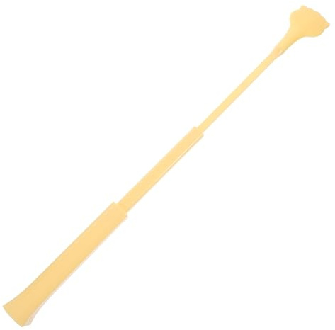 Rascador de Espalda Telescópico Duradero y Retráctil para Adultos | Acero Inoxidable, Pp y Resina, Color Amarillo, Diseño Portátil, Experiencia Suave y Cómoda