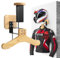 Teodute Helmhalterung Wand, Motorradhelm Halterung Wand, Vielseitiger Helm Halterung Wand Wandorganizer für Motorrad und Radfahrerausrüstung