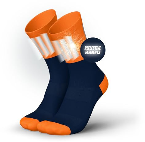 INCYLENCE Laufsocken – Reflektierende Running Socks für Damen & Herren | Unterstützende Kompression, gezielte Polsterung, hohe Atmungsaktivität – ideal für den Winter
