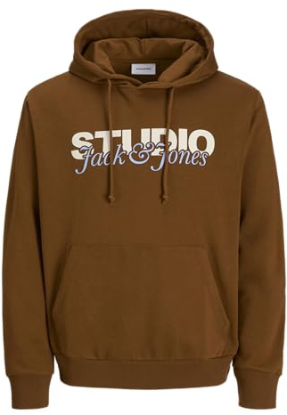 Jack & Jones Herren Jack & Jones Male Kapuzenpullover Gedruckt Kapuzenpullover Jjesoho Sweat Hood Noos (0er Pack)