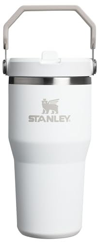 Stanley IceFlow 2.0 Flip Straw Tumbler with Handle 20 oz | Twist On Lid and Flip Up Straw | Leakproof Water Bottle | Insulated Stainless Steel | BPA-Free | Frost