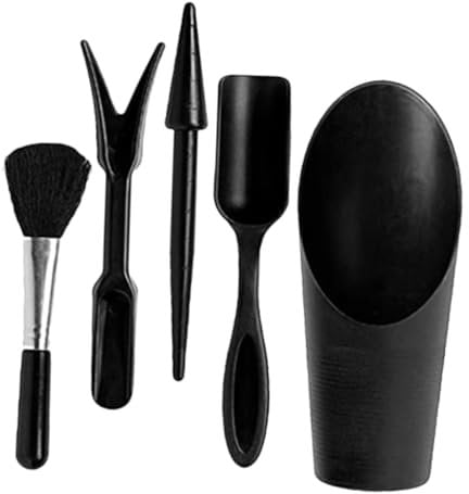 SUPVOX Ensemble Doutils De Jardinage 5 Pièces Outils À Main Pelle Transplantoir Truelle Facile À Utiliser pour Le Jardinage