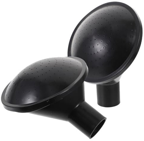 Kisangel 2st Gießkannen Austausch, Black Plastik Giesskanne Gießkannenaufsatz Gießen Von Pflanzen Tülle Wassersprüher Gartenbewässerungssprinkler Gartensprüher Wasser Kann Köpfe Bestreuen