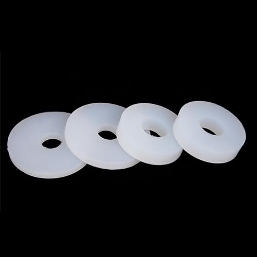 Rondelle plate en caoutchouc de silicone, Joints toriques en silicone blanc 10cps, épaisseur 3 mm, joints plats en caoutchouc de silicone(35x45x3mm)
