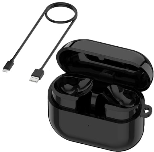 Custodia di ricarica per Samsung Galaxy Buds 3 Pro SM-R630, con cavo USB C, accessori per auricolari Galaxy Buds 3 Pro, colore nero