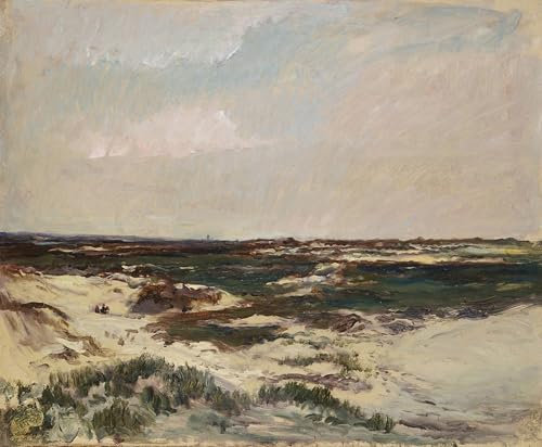XcBAIHOUD Berühmte Gemälde Kunstdruck Wanddeko Wand Modern Canvas Leinwandbild Die Dünen von Camiers von Charles Francois Daubigny Wall Decoration Bilder für Wohnzimmerdekoration 60x90cm
