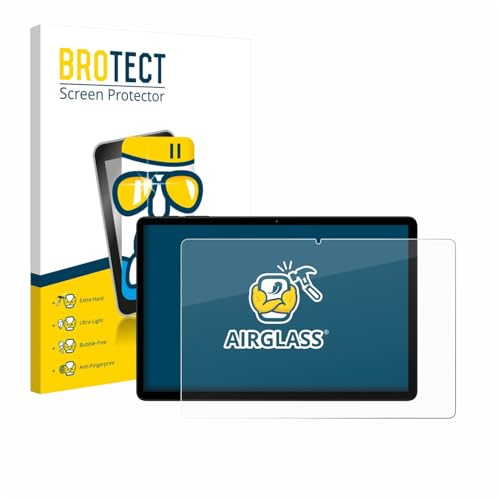 BROTECT Schutzglas für Doogee Tab G6 | Transparenter Displayschutz Made in Germany Schutzfolie Panzer Folie Glas 9H Anti-Fingerprint Einfache Montage Clear