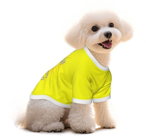 Personalisiert Hundemantel T-Shirt – Mit Bild, Text, Namen oder Logo, Selbst Gestalten, Hundekleidung, Hundekostüm, Personalisierte Hunde Kleidung, Tierliebhaber L