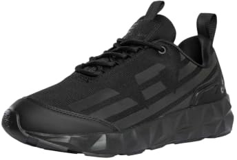 EA7 Unisex Sneaker Black Silver, X8X217 XK433