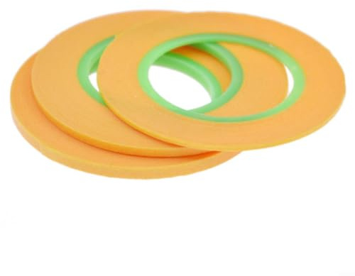 Hoppipola Modell Abdeckband für DIY Lackierarbeiten 18m Präzisions-Klebeband für Modellbau und Handwerkswerkzeuge(1mm)