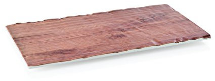 Buffetplatte aus Melamin - in Holzoptik / A1-30,5 x 30,5 cm / A2-38 x 20,3 cm / A3-50,8 x 25,5 cm (A1-30,5 x 30,5 cm)