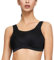 Deyllo Damen Sport BH Große Brüste starker Halt Sport-BHS Ohne Bügel für Fitness Joggen Lauf Yoga(Schwarze,40B / 90B)