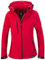 Rock Creek Damen Softshell Jacke Windbreaker Regenjacke Übergangsjacke Softshelljacke Damenjacke Regenmantel Outdoorjacke Kapuze D-412 Rot S