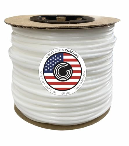 Upholstery Plastic Foam Welt Cord Piping Firm 4mm (55m)