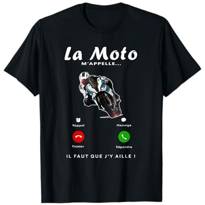 La Moto M'appelle, Cadeau Fan de Moto Vitesse Homme femme T-Shirt