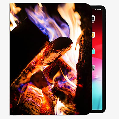 Custodia in pelle per la nuova custodia IPAD 8 ° / 7 ° Generazione, custodia iPad 10.2, Bonfire Fire legna da ardere 309 Caso Slim Shell Cover per iPad 10.2 pollici