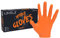 L3VEL3 Orange Nitrile Gloves - Delivers Outstanding Protection - Puncture and Chemical Resistant - Touchscreen Compatible - Made of Synthetic Rubber - Provides Optimal Flexibility - Size L - 100 pc