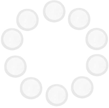 Kazoo Flötenmembranen, transparent, 18 mm, Kazoo-Membran, Flöten-Zubehör, 10 Stück