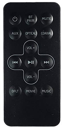 Onlineaudioelectrical Replacement Remote Control Compatible for Logik L32SBIN16 Soundbars