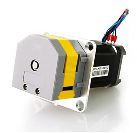 Peristaltic Pump DC 24V with Stepper motor, Peristaltic Liquid Pump Micro Peristaltic Pump Head, High Precision dosing pump for Viscous and Non-viscous Liquid Transfer (Minipump01Y, OEM-B061)