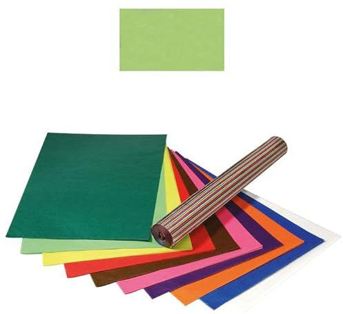 NEU Transparentpapier/Drachenpapier, 35x50 cm, 25 Bogen, Hellgrün