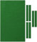 PolyMath Professioneller Billardtisch-Stoff, Nylon, weiche Faser, grün, passend für Standard-Tische, 2,2 m, 2,4 m, Snooker, Billard, Zubehör mit Kissen-Stoffstreifen, 3 Farben zur Auswahl