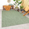 FRAAI | Home & Living In- & Outdoor Teppich - Costa Grün - Wetterfest - Polypropylen - Flachgewebe - Balkon, Garten/Terrasse - Terrasse - Rug