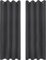 Utopia Bedding Blackout Curtains Grommet Thermal 2 Panels Drapes [Grey, 46 x 90 Inches] Sound Insulated Curtain for Bedroom and Living Room (117x228 cm)
