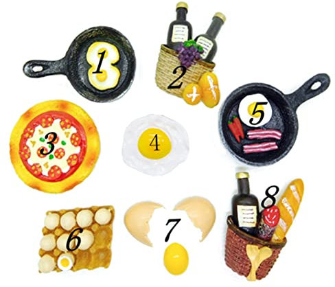 COLLBATH Assorted Color Imitation Egg Refrigerator Stickers - 3D Food Fridge Magnets for Fun Kitchen and Office Decoration