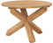 BIGBARLEY Gartentisch aus Holz, moderner und langlebiger Outdoor-Tisch, Garten-Esstisch Ø110x75 cm Massivholz Teak