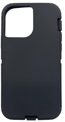 Replacement Rubber Outer Skin Compatible with iPhone 12 and iPhone 12 Pro Otterbox Defender Series Case (Black)