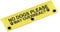 Funny Dog Leash Sleeve No Dogs Please May Overreact Dog Leash Wrap Sleeve Alert Tag Pet Birthday Gift (May Overreact-YE Sleeve)