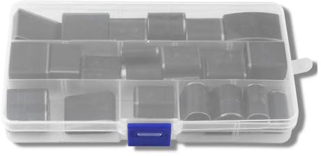 Socueny Leder-Stanzwerkzeug-Set, 39-Teilig, Leder-Loch-Hohlstanzer, DIY-Werkzeug-Set, Metallgürtel, Kunststoffbox