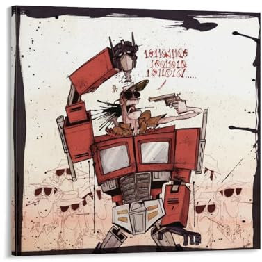 Hunter S Thompson Fear And Loathing von Ralph Steadman, Kunstdrucke, Poster, Kunstwerke, Leinwand-Poster, Wandkunstdrucke, moderne Dekoration, 60 x 60 cm