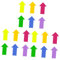 Angoily 3 Sätze -wanda Kleber Lagererzwespen Lagerungskissen Bürolocher Wandsticker Schwarze Schilder Hängende Preisschilder Aufkleber Wandtattoo Pvc Colorful 6 Stück * 3